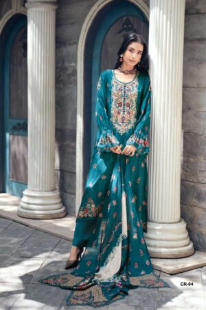 My Fashion Road Varsha Clara Digital Printed Muslin Salwar Suit | CR – 04