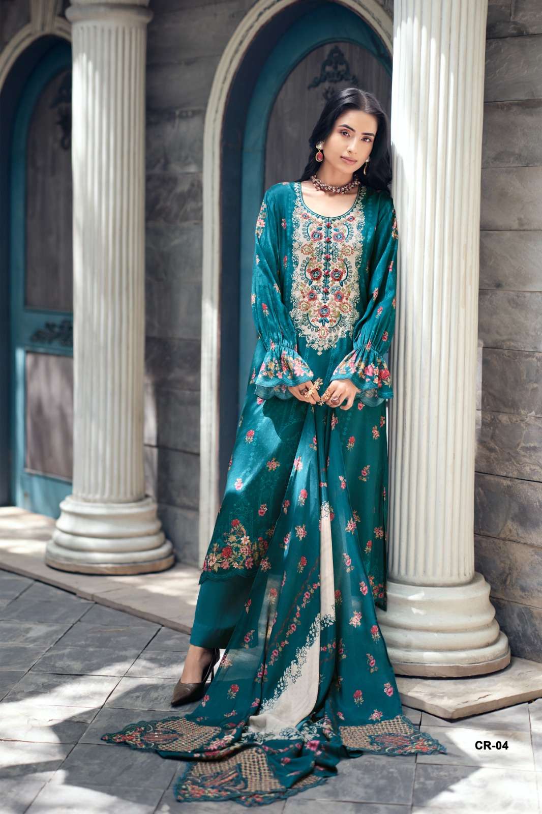 My Fashion Road Varsha Clara Digital Printed Muslin Salwar Suit | CR – 04 My Fashion Road Varsha Clara Digital Printed Muslin Salwar Suit | CR – 04