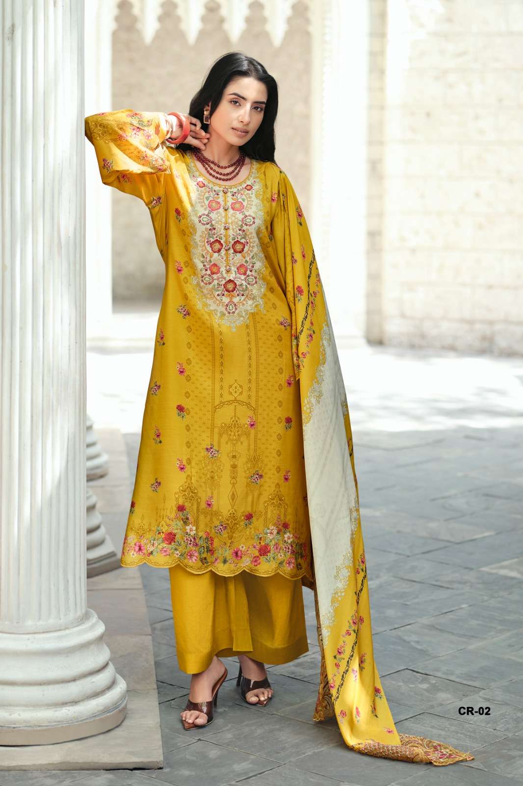 My Fashion Road Varsha Clara Digital Printed Muslin Salwar Suit | CR – 02 My Fashion Road Varsha Clara Digital Printed Muslin Salwar Suit | CR – 02