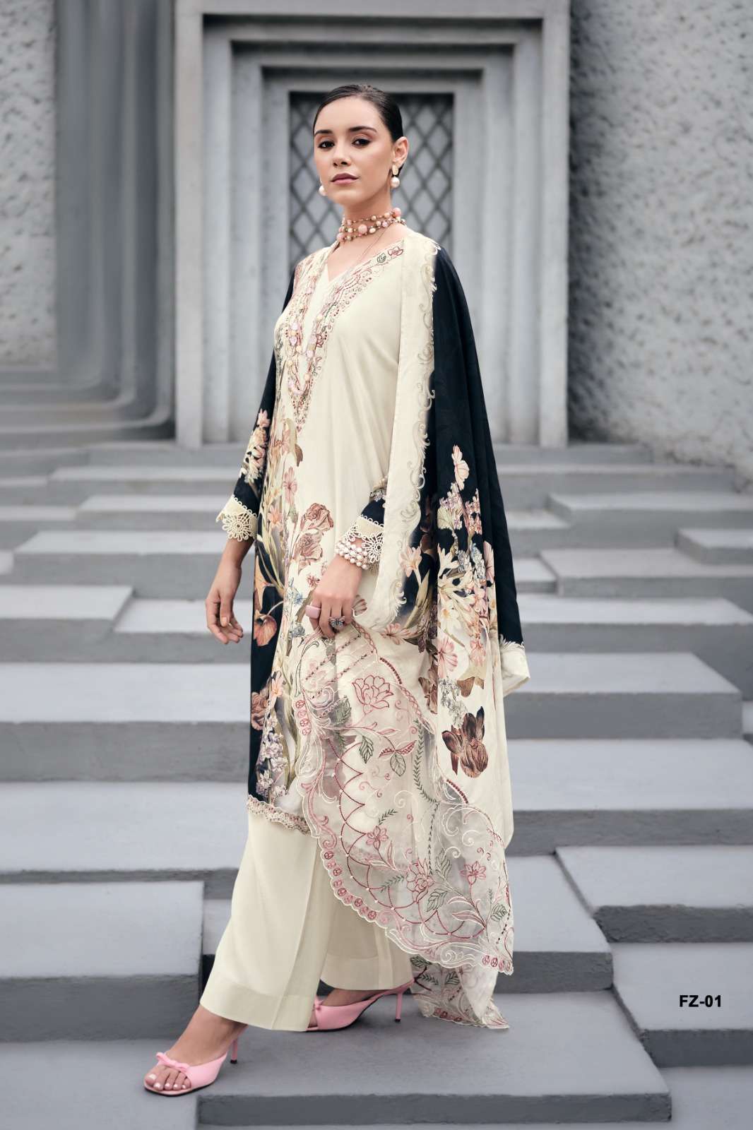 My Fashion Road Varsha Florenza Digital Printed Latest Muslin Suit | FZ – 01 My Fashion Road Varsha Florenza Digital Printed Latest Muslin Suit | FZ – 01