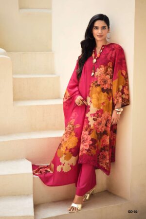 My Fashion Road Varsha Gulisataan Diaries Digital Printed Muslin Salwar Suit | GD – 02