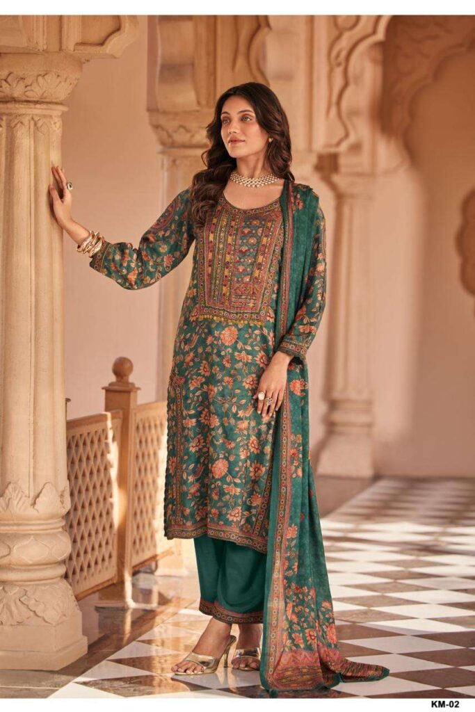 My Fashion Road Varsha Kalam Fancy Muslin Salwar Suit | KM – 02