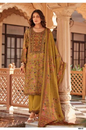 My Fashion Road Varsha Kalam Fancy Muslin Salwar Suit | KM – 03