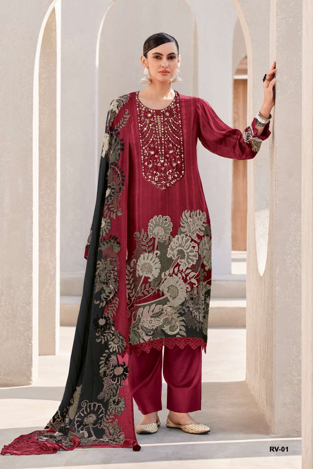 My Fashion Road Varsha Rove Premium Wear Muslin Dress | RV – 01 My Fashion Road Varsha Rove Premium Wear Muslin Dress | RV – 01