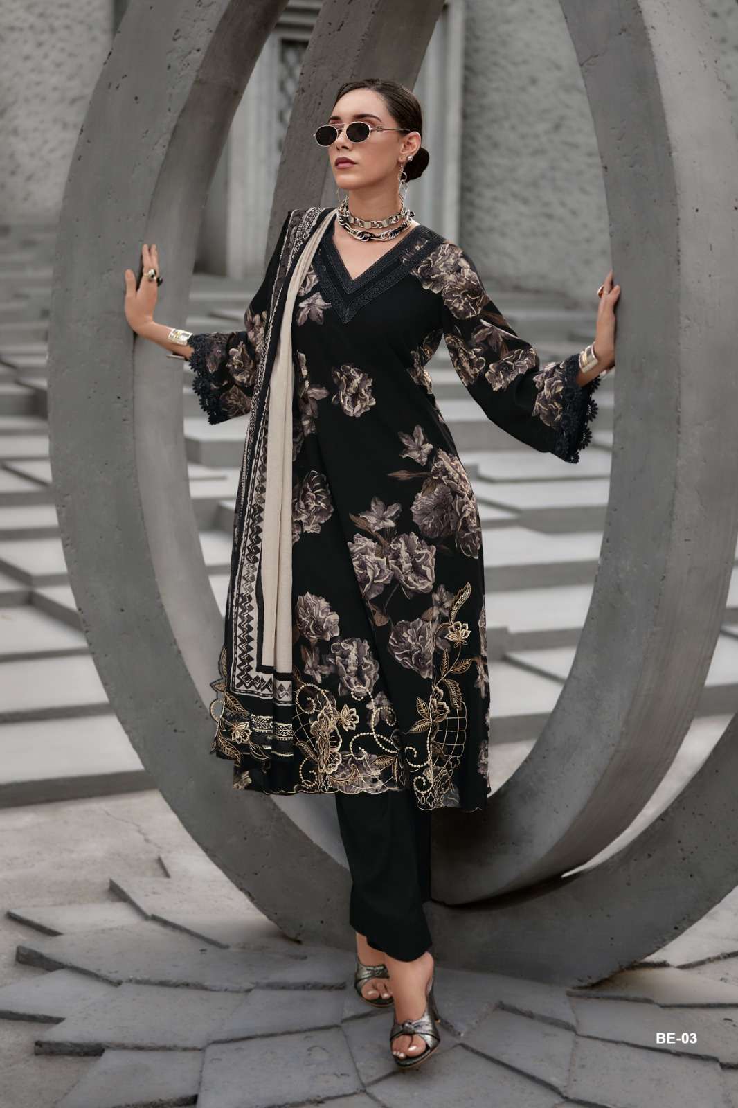 My Fashion Road Varsha The Black Edit Printed Cotton Suit | BE – 03 My Fashion Road Varsha The Black Edit Printed Cotton Suit | BE – 03