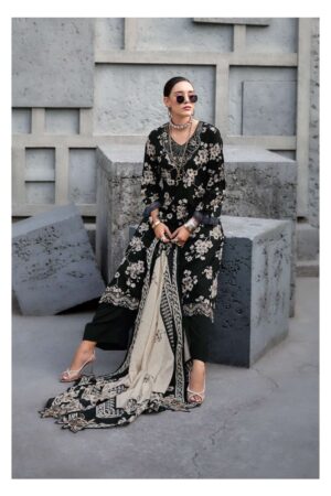 My Fashion Road Varsha The Black Edit Printed Cotton Suit | BE – 02