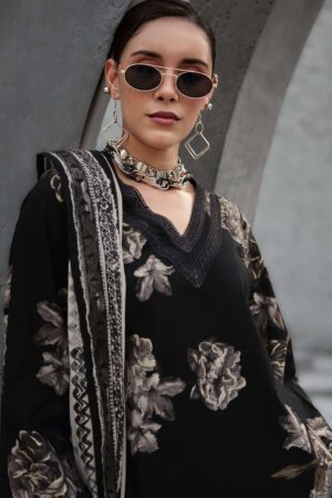 My Fashion Road Varsha The Black Edit Printed Cotton Suit | BE – 03