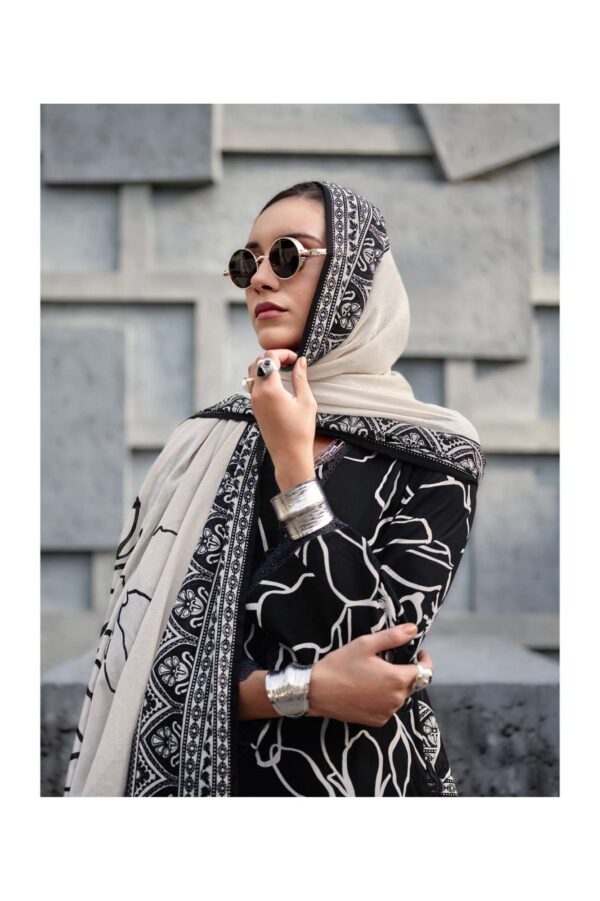 My Fashion Road Varsha The Black Edit Printed Cotton Suit | BE – 01