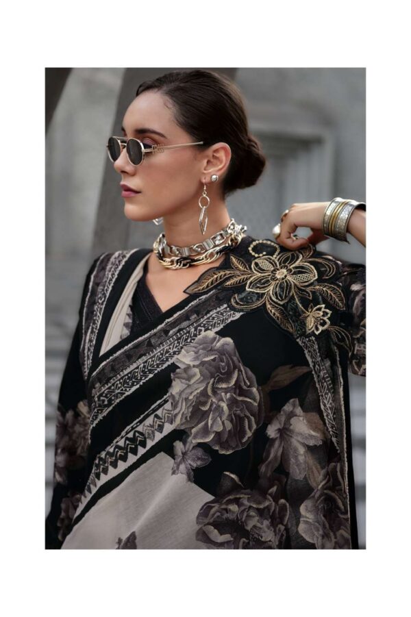 My Fashion Road Varsha The Black Edit Printed Cotton Suit | BE – 02