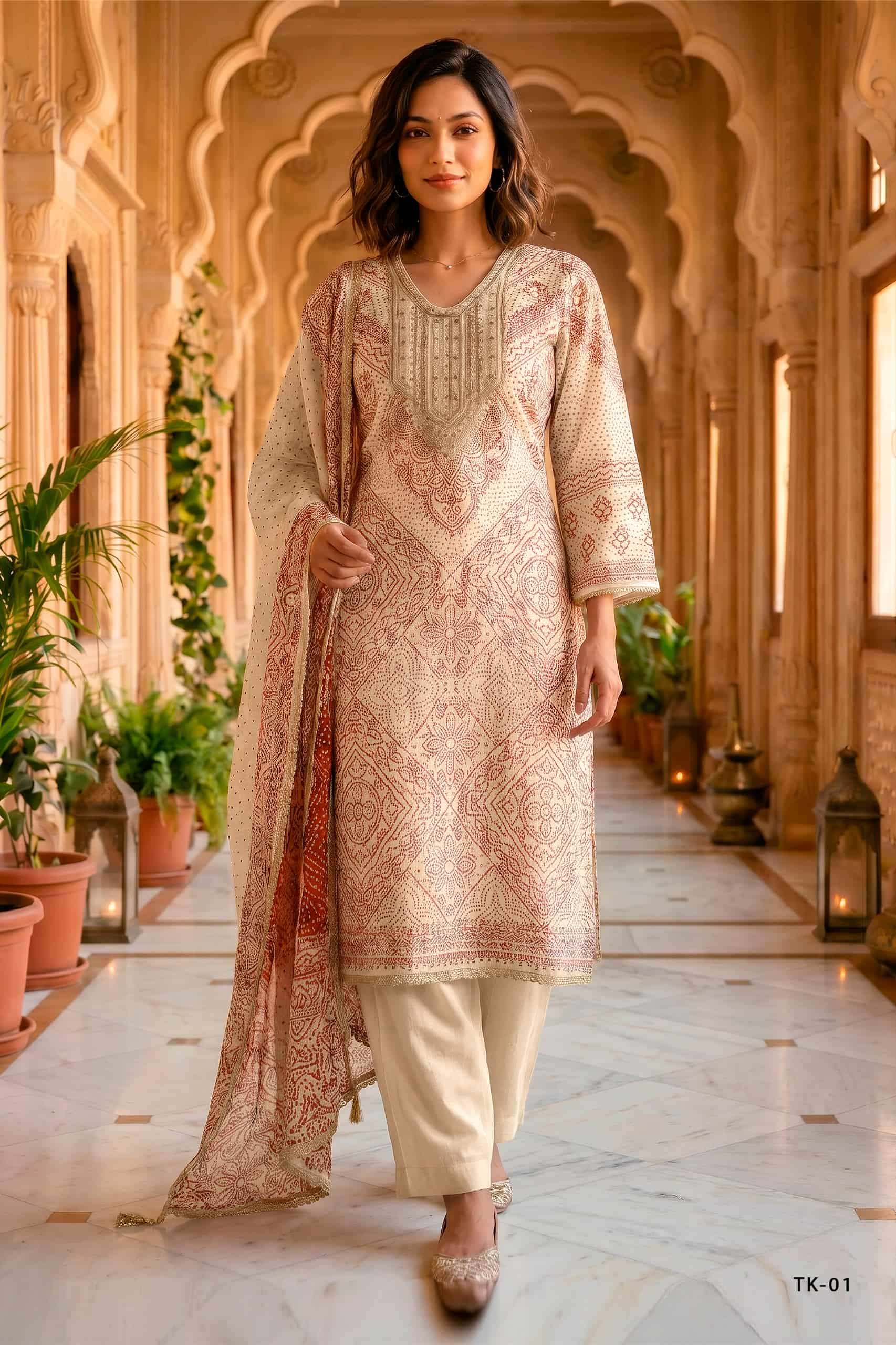 My Fashion Road Varsha The Tie And Knot Collection Muslin Dress | TK – 01 My Fashion Road Varsha The Tie And Knot Collection Muslin Dress | TK – 01