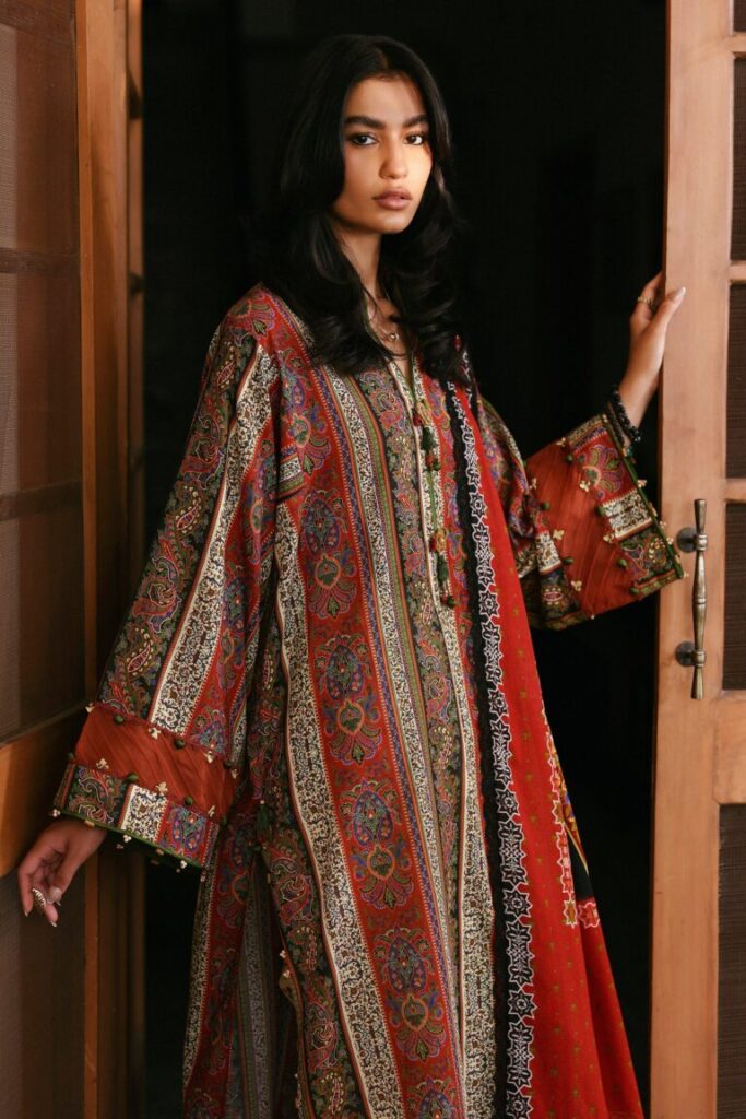 My Fashion Road Zaha Unstitched 3piece Suit | Raya