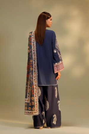 My Fashion Road Sana Safinaz Embroidered Muzlin Unstitched Suit – SS38