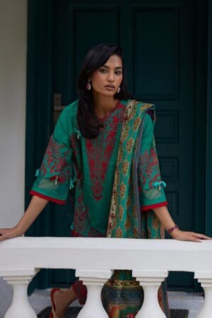 My Fashion Road Sana Safinaz Embroidered Muzlin Unstitched Suit – SS37