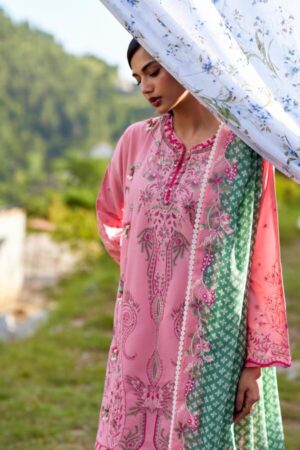My Fashion Road Sana Safinaz Embroidered Muzlin Unstitched Suit – SS31