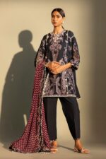 My Fashion Road Sana Safinaz Embroidered Muzlin Unstitched Suit – SS30