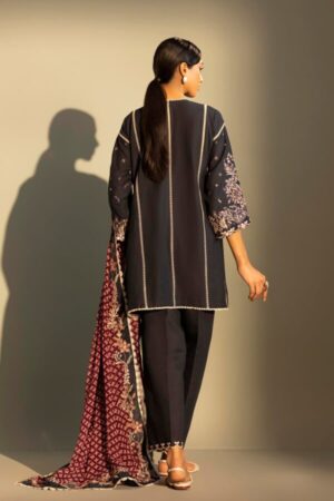 My Fashion Road Sana Safinaz Embroidered Muzlin Unstitched Suit – SS30