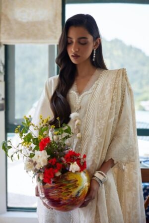 My Fashion Road Sana Safinaz Embroidered Muzlin Unstitched Suit – SS26