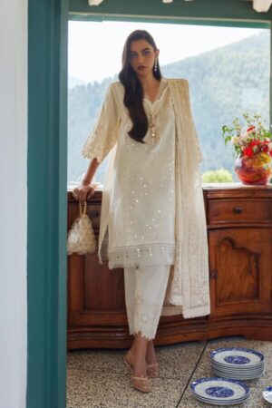 My Fashion Road Sana Safinaz Embroidered Muzlin Unstitched Suit – SS26