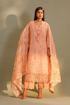 My Fashion Road Sana Safinaz Embroidered Muzlin Unstitched Suit – SS25