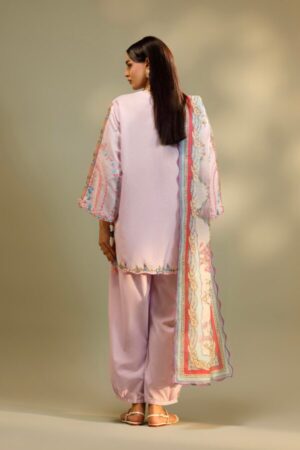 My Fashion Road Sana Safinaz Embroidered Muzlin Unstitched Suit – SS21