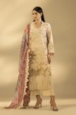 My Fashion Road Sana Safinaz Embroidered Muzlin Unstitched Suit – SS20
