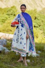 My Fashion Road Sana Safinaz Embroidered Muzlin Unstitched Suit – SS15