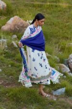 My Fashion Road Sana Safinaz Embroidered Muzlin Unstitched Suit – SS15