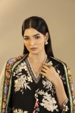 My Fashion Road Sana Safinaz Embroidered Muzlin Unstitched Suit – SS14