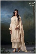 My Fashion Road Ganga Fashion Anshika Designer Pure Bemberg Silk Suit | S5019 – B