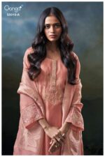 My Fashion Road Ganga Fashion Anshika Designer Pure Bemberg Silk Suit | S5019 – A