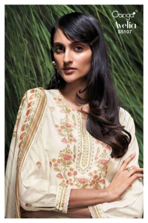 My Fashion Road Ganga Fashion Avelia Pure Bemberg Silk Ladies Suit | S5107 – A