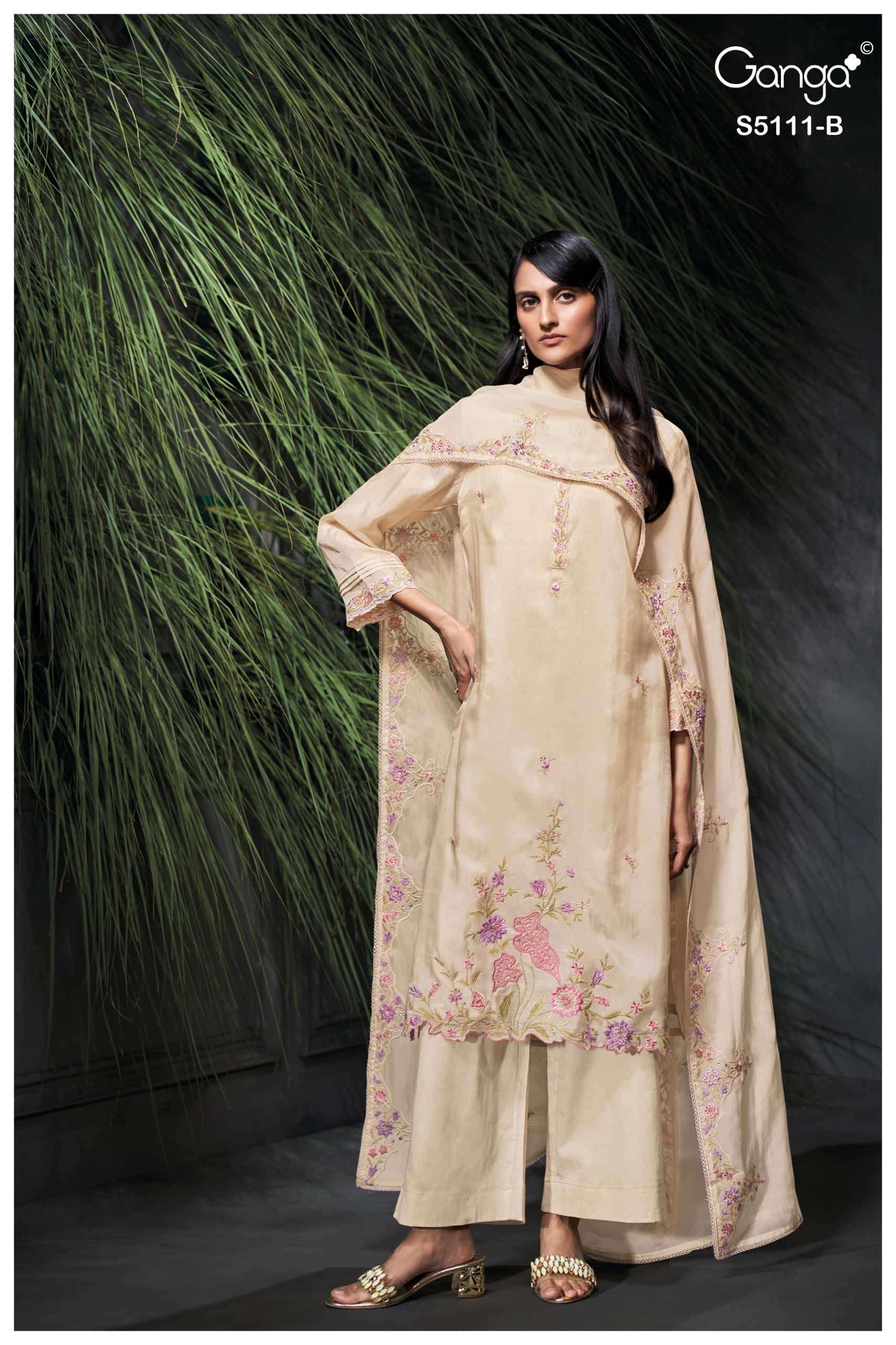 My Fashion Road Ganga Fashion Hiyana Pure Woven Silk Designer Suit Set | S5374 – B My Fashion Road Ganga Fashion Hiyana Pure Woven Silk Designer Suit Set | S5374 – B