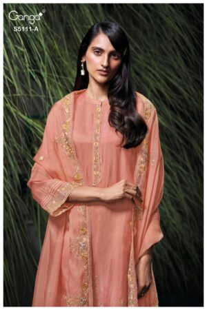 My Fashion Road Ganga Fashion Cevina Occasion Wear Ladies Suit | S5111 – A