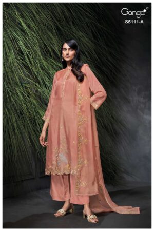 My Fashion Road Ganga Fashion Cevina Occasion Wear Ladies Suit | S5111 – A