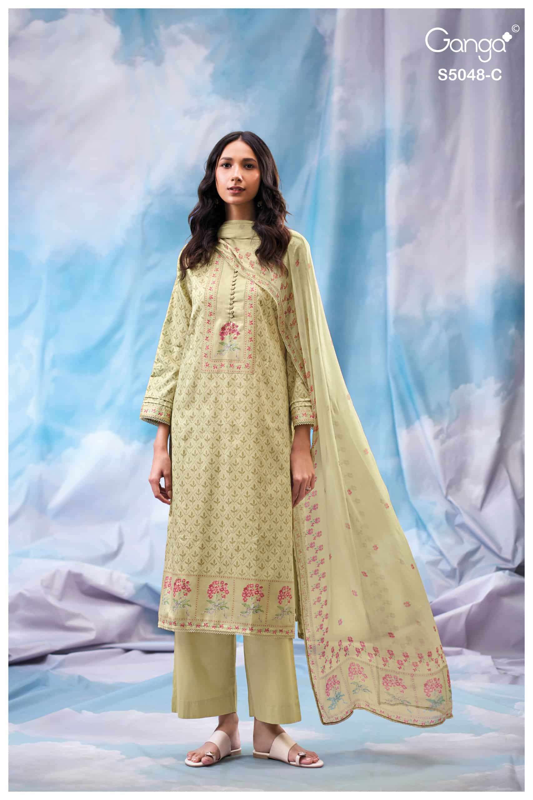 My Fashion Road Ganga Fashion Faanvi Exclusive Cotton Satin Premium Suit | S5048 – C My Fashion Road Ganga Fashion Faanvi Exclusive Cotton Satin Premium Suit | S5048 – C