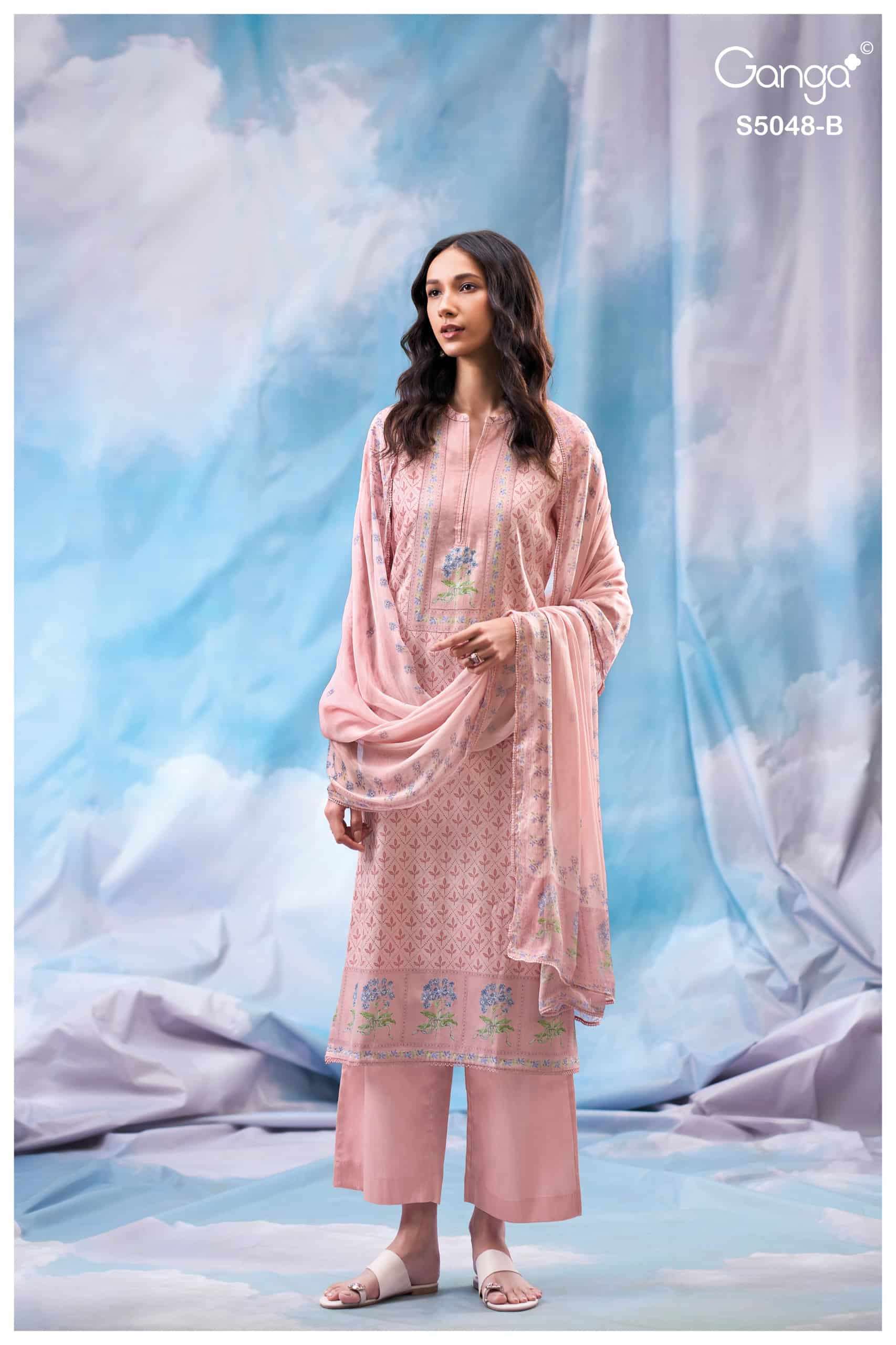 My Fashion Road Ganga Fashion Faanvi Exclusive Cotton Satin Premium Suit | S5048 – B My Fashion Road Ganga Fashion Faanvi Exclusive Cotton Satin Premium Suit | S5048 – B