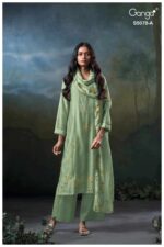 My Fashion Road Ganga Fashion Fiana Partywear Style Pure Bemberg Silk Suit | 5078 – A