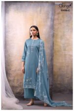 My Fashion Road Ganga Fashion Gitisha Premium Cotton Satin Suit | S5096 – C