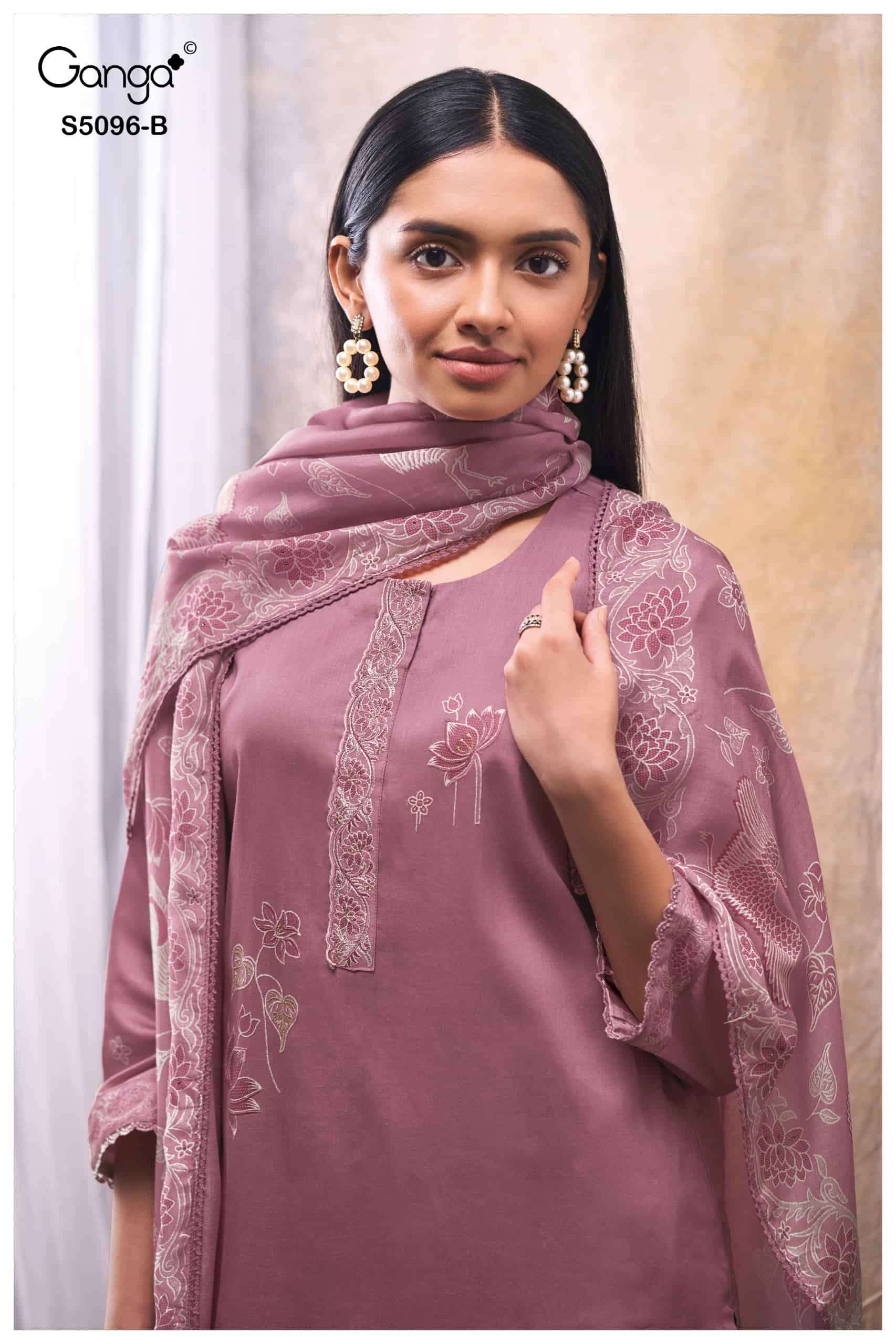 My Fashion Road Ganga Fashion Gitisha Premium Cotton Satin Suit | S5096 – B My Fashion Road Ganga Fashion Gitisha Premium Cotton Satin Suit | S5096 – B