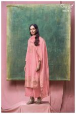 My Fashion Road Ganga Fashion Hiyana Pure Woven Silk Designer Suit Set | S5374 – C
