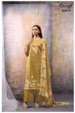 My Fashion Road Ganga Fashion Jivisha Premium Cotton Satin Dress | S5062 – B