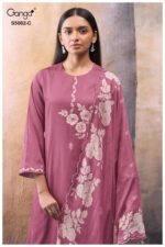 My Fashion Road Ganga Fashion Jivisha Premium Cotton Satin Dress | S5062 – c
