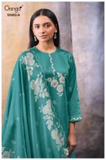 My Fashion Road Ganga Fashion Jivisha Premium Cotton Satin Dress | S5062 – A