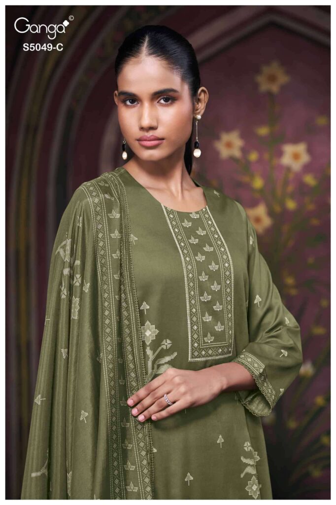 My Fashion Road Ganga Fashion Jolie Exclusive Cotton Satin Dress | S5049 – C My Fashion Road Ganga Fashion Jolie Exclusive Cotton Satin Dress | S5049 – C
