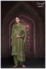 My Fashion Road Ganga Fashion Jolie Exclusive Cotton Satin Dress | S5049 – C