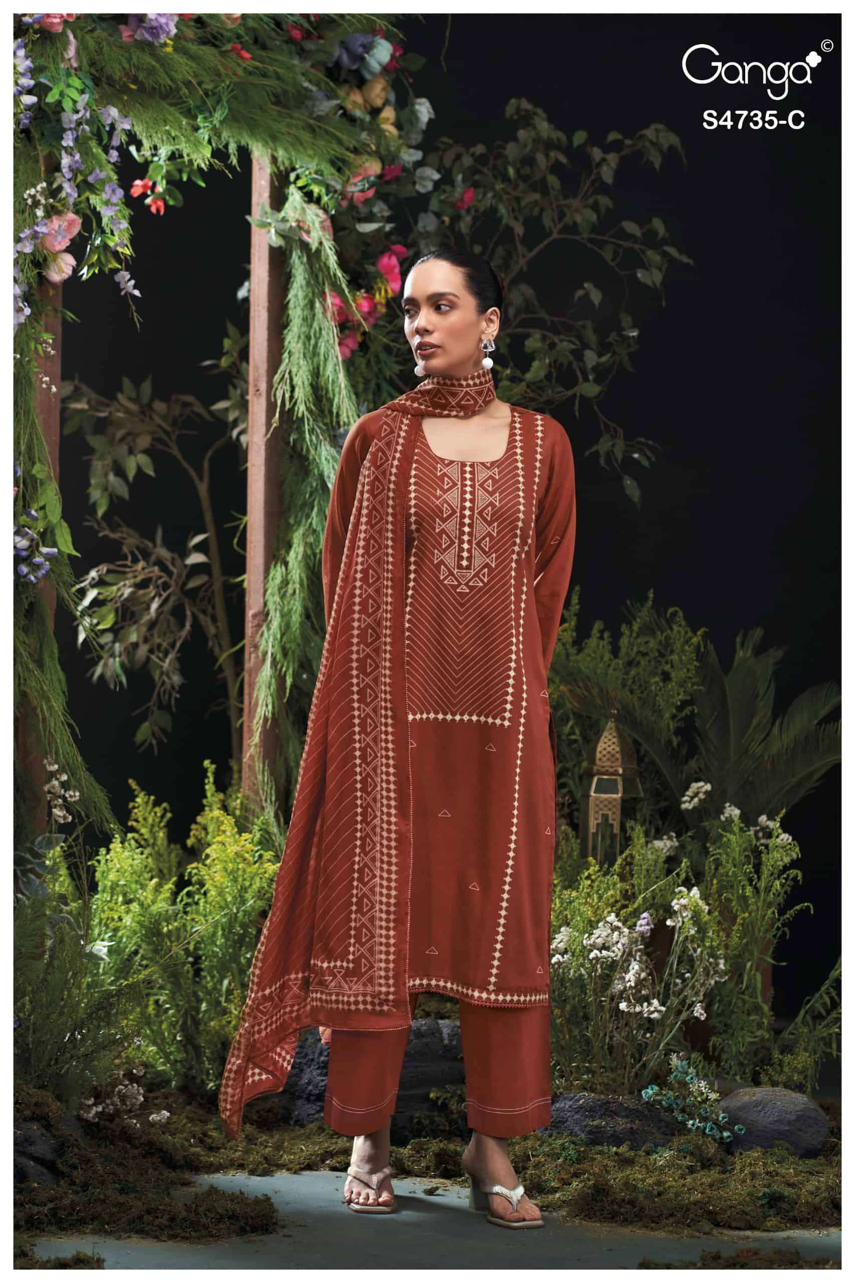My Fashion Road Ganga Fashion Kiyanshi Fancy Cotton Satin Suit | S4735 – C My Fashion Road Ganga Fashion Kiyanshi Fancy Cotton Satin Suit | S4735 – C