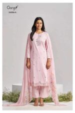 My Fashion Road Ganga Fashion Lishka Premium Cotton Satin Suit | S4984 – A