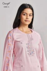 My Fashion Road Ganga Fashion Lishka Premium Cotton Satin Suit | S4984 – A
