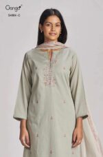 My Fashion Road Ganga Fashion Lishka Premium Cotton Satin Suit | S4984 – C