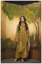 My Fashion Road Ganga Fashion Saidnya Fancy Cotton Satin Suit | S5104 – D